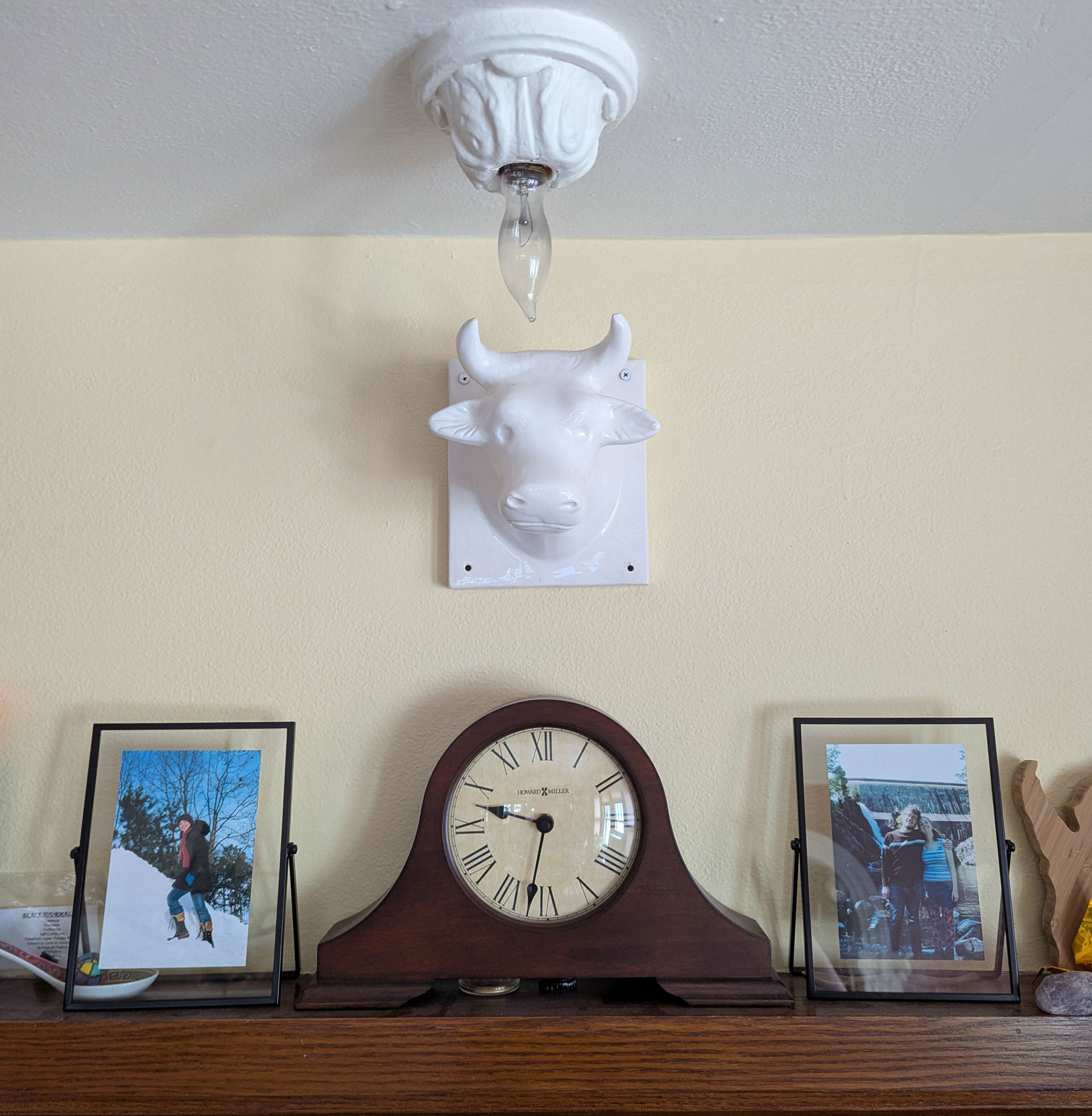 The Howard Miller mantel clock