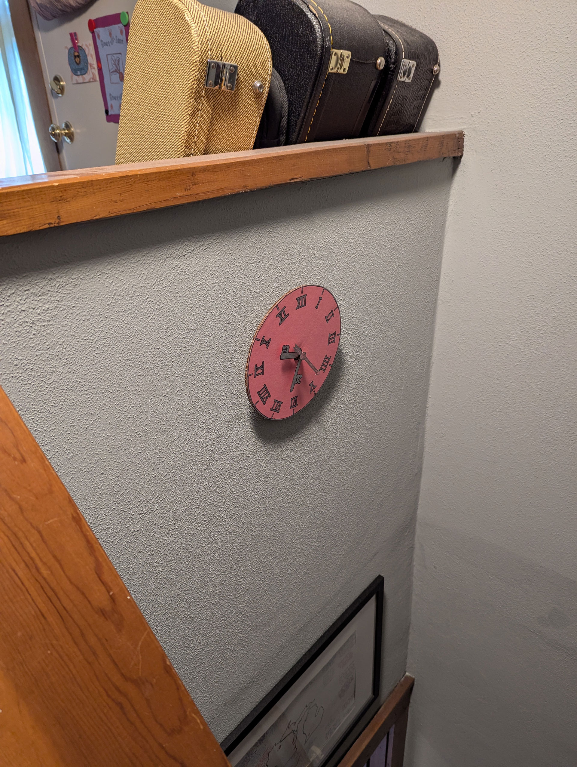 The pink clock in context