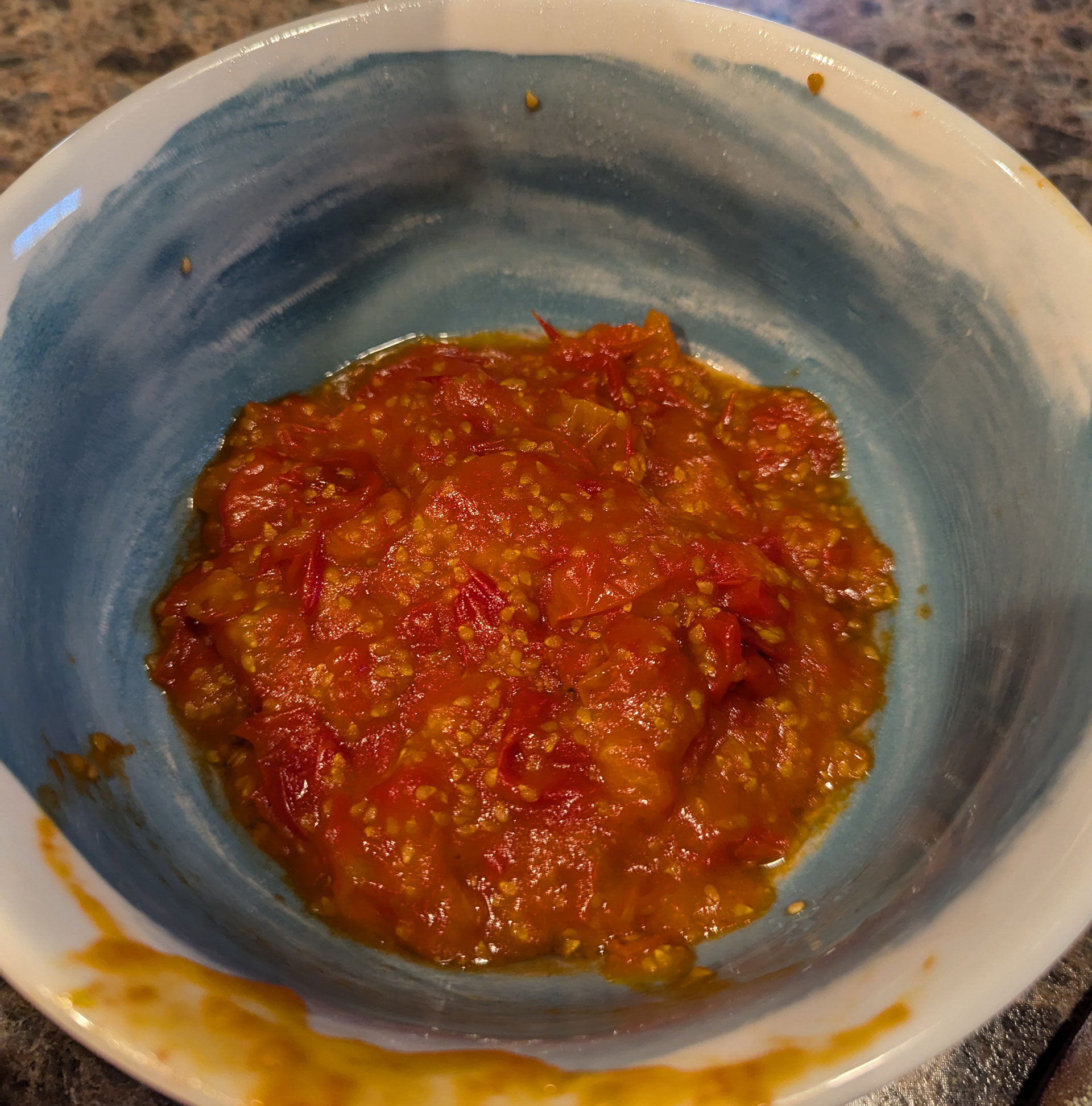The finished sauce