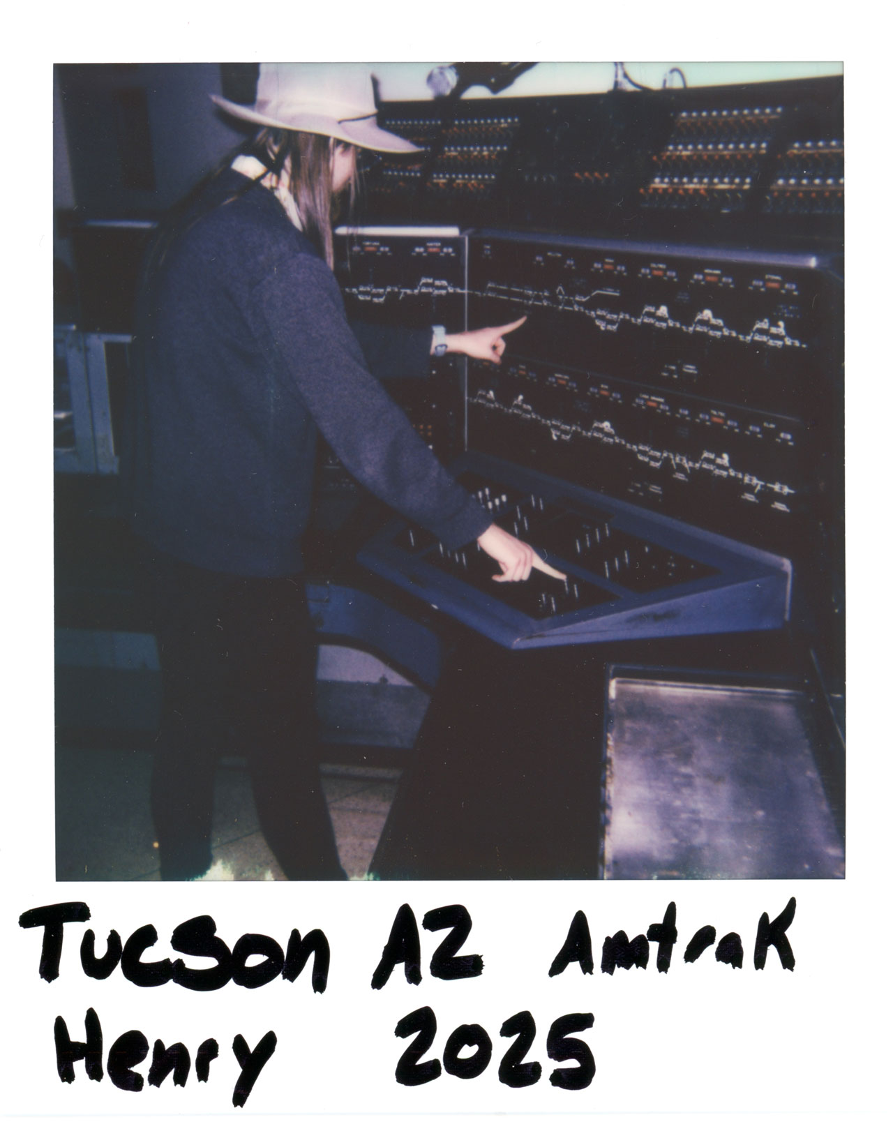 Henry at the Tucson, AZ Amtrak Station