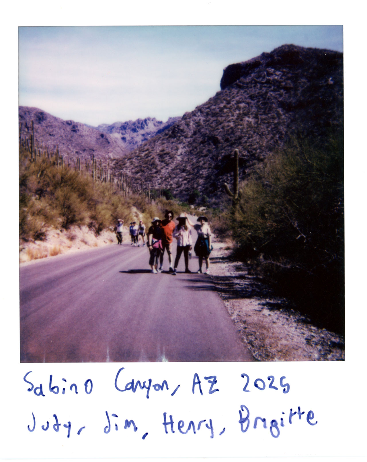 Hiking at Sabino Canyon, AZ